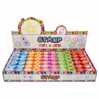 Assorted Stamps in Counter Display (60 Pcs) - Wholesale Toys