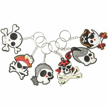 MIXED PIRATE KEYCHAINS (48 pcs.)