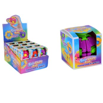 Spin & Pop Fidget Ball - SpinShift Ball - in Display (24 pcs)