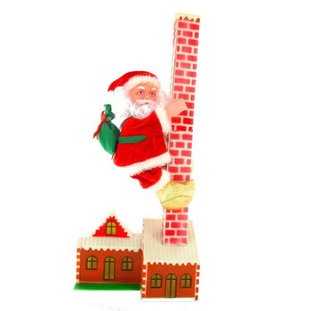 SANTA GETTING BACK ON CHIMNEY (2st.)