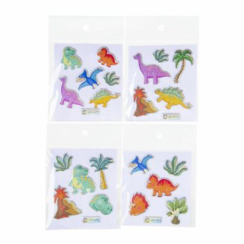 GLITTER STICKERS - MODEL: DINOSAUR (100 pcs)