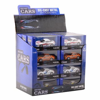 DIE CAST - SUPER SPORT CARS, SCALE 1:43 IN DISPLAY (24 pcs.)
