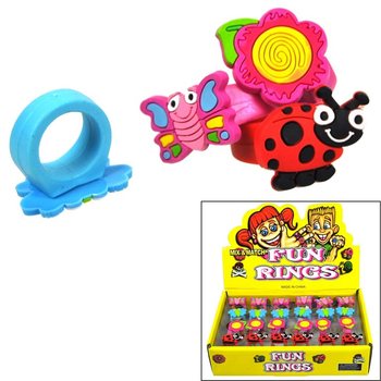 CHILDREN RINGS IN DISPLAY - MODEL: INSECTS (24st).