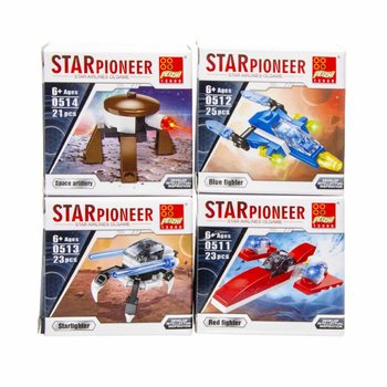 Space-Themed Building Bricks (Pack of 12)