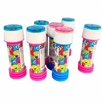 SMILEY SOAP BUBBLES, 25ML IN DISPLAY (24 pcs)