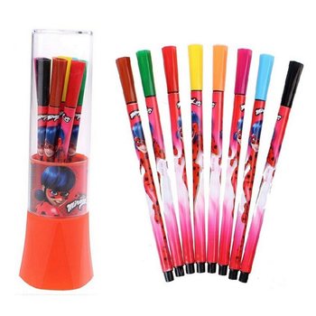 Miraculous Felt-Tip Colouring Pens in Tube 8-piece (24 units)