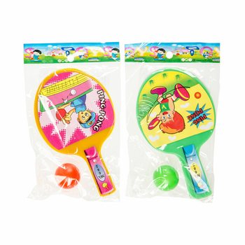 GRAB BELL PING PONG BATJES + BALL (36 Pcs)