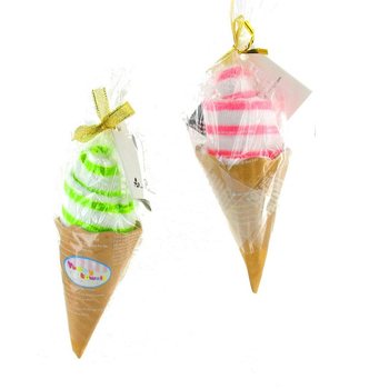 ICE CREAM SHAPED HAND TOWEL - LARGE (8 pcs)