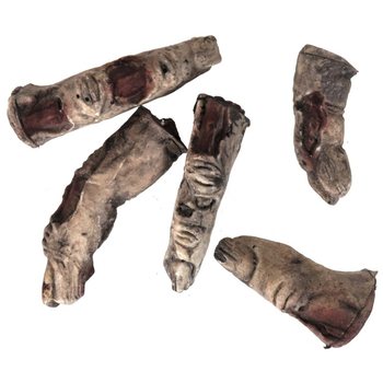 5 SEVERED HEAD DECORATION FINGERS IN HAT (6netjes)