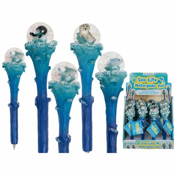 Sea Life Glitter Water Ballpoint Pens (12pc Display)