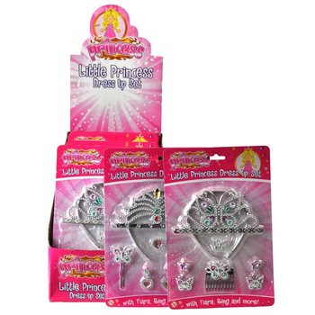 Princess Tiara Set on Card (24 pcs)
