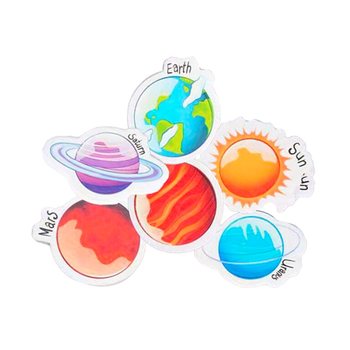Planet Erasers in Display (24 pcs)