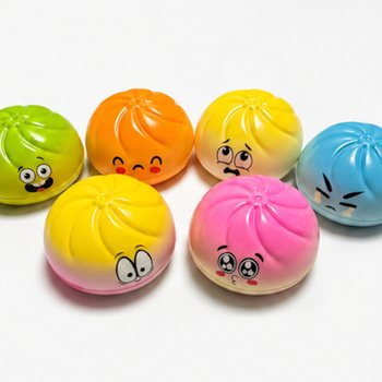 RAGE - Squishy Dumplings LARGE (9 x 9 x 4 cm) - Viral 2026 Fidget Toy - WITH HEADERCARD (24 pcs)