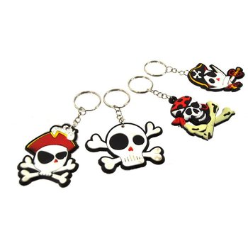 Mixed Pirate Keyrings (12 pcs)