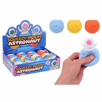 Astronaut Squeezy Moon Ball - In Display (12 Pcs)