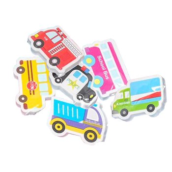 Vehicle Erasers in Display (36 pcs)