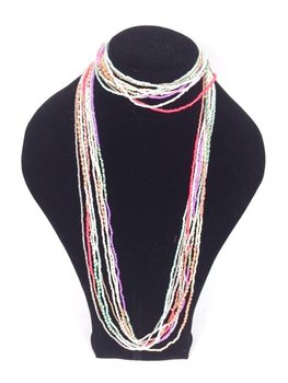 Ibiza Style Multilayer Necklace - 9 Layers (1 pc.)
