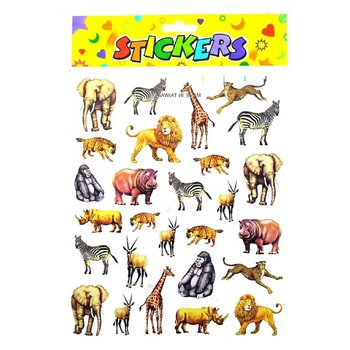 Cheerful Stickers (48 pcs) - Bulk Toy Stickers