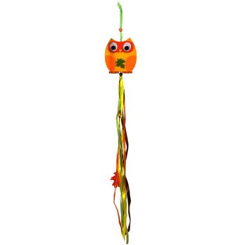 DECORATION CHAIN ​​- MODEL: WOOD OWL (8st).