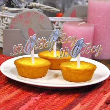 Baby Shower Cupcake Picks - It's a Boy (12 pcs)