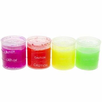 SMALL COLORED SLIME IN DISPLAY (24 pcs.)