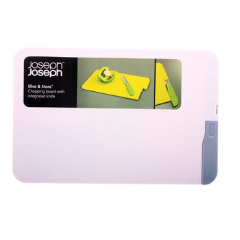 JOSEPH JOSEPH - SLICE & STORE CUTTING BOARD WITH INTEGRATED KNIFE (1 pc.)