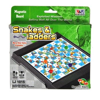 Magnetic Snakes and Ladders Travel Game (6 pcs.)
