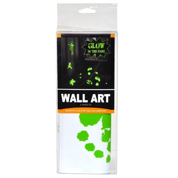 GLOW IN THE DARK WALL DECORATION WALL STICKERS (6 pcs.)