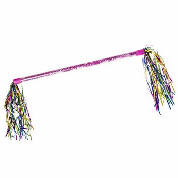 MAJORETTE BATON & CHEERLEADER STICK WITH STREAMERS (24 PCS)