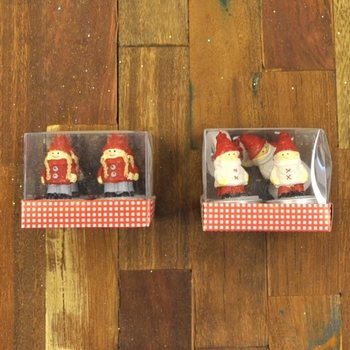 4 tealight dolls CHRISTMAS IN GIFT BOX (12pcs.)