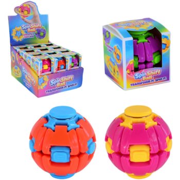 Spin & Pop Fidget Ball - SpinShift Ball - in Display (24 pcs)