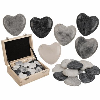 BUILT IN HEART SHAPE - WORRY STONES (36st)
