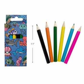 6-Piece Sea Animal Coloring Pencil Set (24 sets)