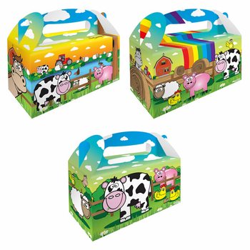 MENU BOX - FARM - 22.5 x 9.5 x 18 Cm (12pcs)