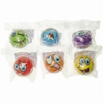 SMILEY STRESS BALLS IN DISPLAY (24 pcs)