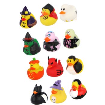 Halloween Rubber Ducks Mix (12 pack) - 6 x 5 cm