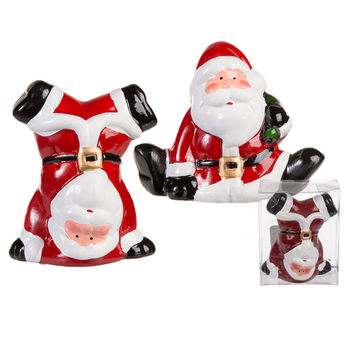 CERAMIC CHRISTMAS IN GIFTBOX, Ca. 9 Cm. (24st.)