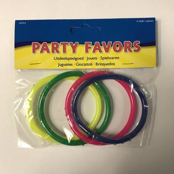 4 Pieces OF SHAPE BRACELETS WITH FELLE COLORS (12pcs)