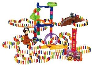 PLAYGO - Deluxe Domino Toy Set with Domino Train - 500 Pieces