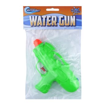 WATER GUN - 17CM LONG - MIXED COLORS (12 pcs)