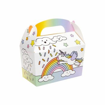 Unicorn Treat Boxes / Party Favor Boxes 12x12.5x6 cm (12 pcs)