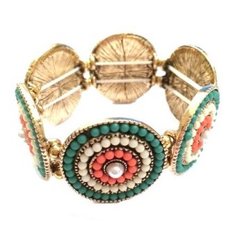 Luxury Elastic Ibiza Style Bracelet (1 pc)