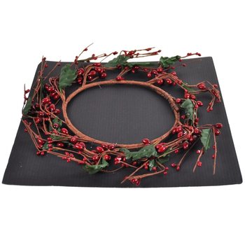 CHRISTMAS DECORATION BERRY WREATH (2st.)
