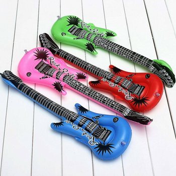 INFLATABLE GUITAR - MIX COLORS (12pcs)