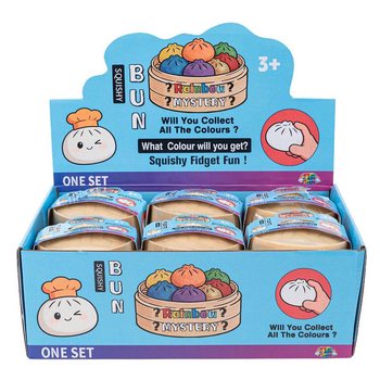 RAGE - Squishy Bun Dumplings LARGE (Dim. 8.5 x 8.5 x 4.8 cm) - Viral 2026 Toy Fidget Toy - 12 pcs