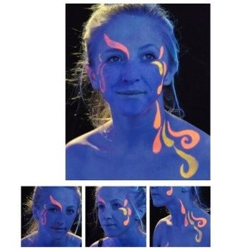 SNAZAROO - Special UV Face Paint (6 pcs.)