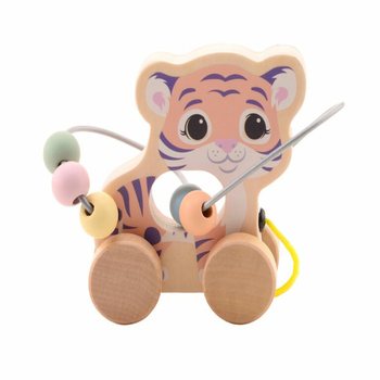 JOUECO - Wooden Wild Animal Bead Maze - 12+ Months