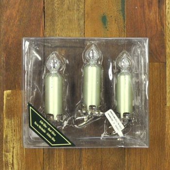 3 Christmas Tree Decoration Candles on Clip (6 Packs)