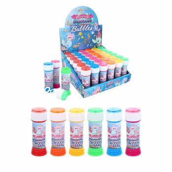 Mermaid Bubble Blower 50ml with Patience Game (Display of 36)