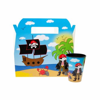 MENUBOX PIRATE - 22.5 x 12 x 9.5 Cm. (24pcs)